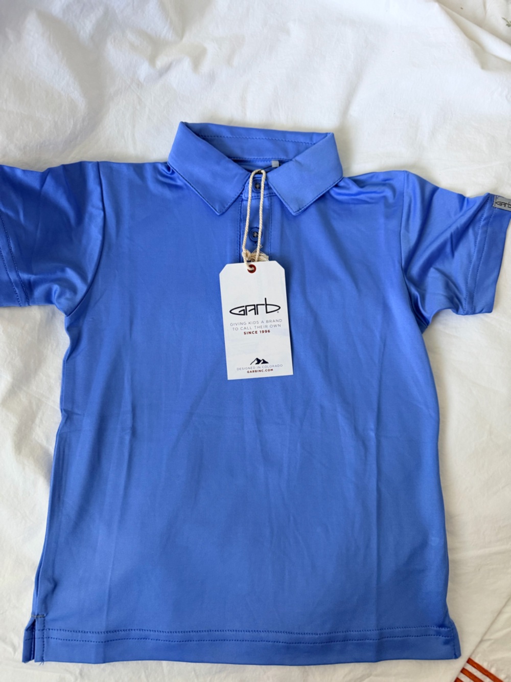 Garb golf Blake polo shirt blue toddler boys 3T